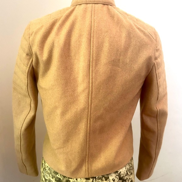 Gap Wool  Quilted Moto Jacket Size Small - Picture 5 of 8